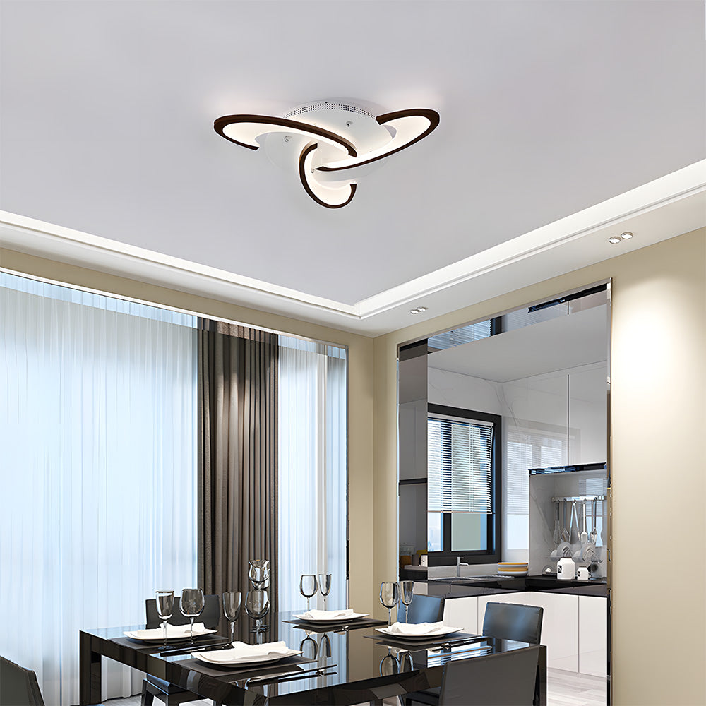 Modern Nordic Iron Living Room LED Ceiling Lights