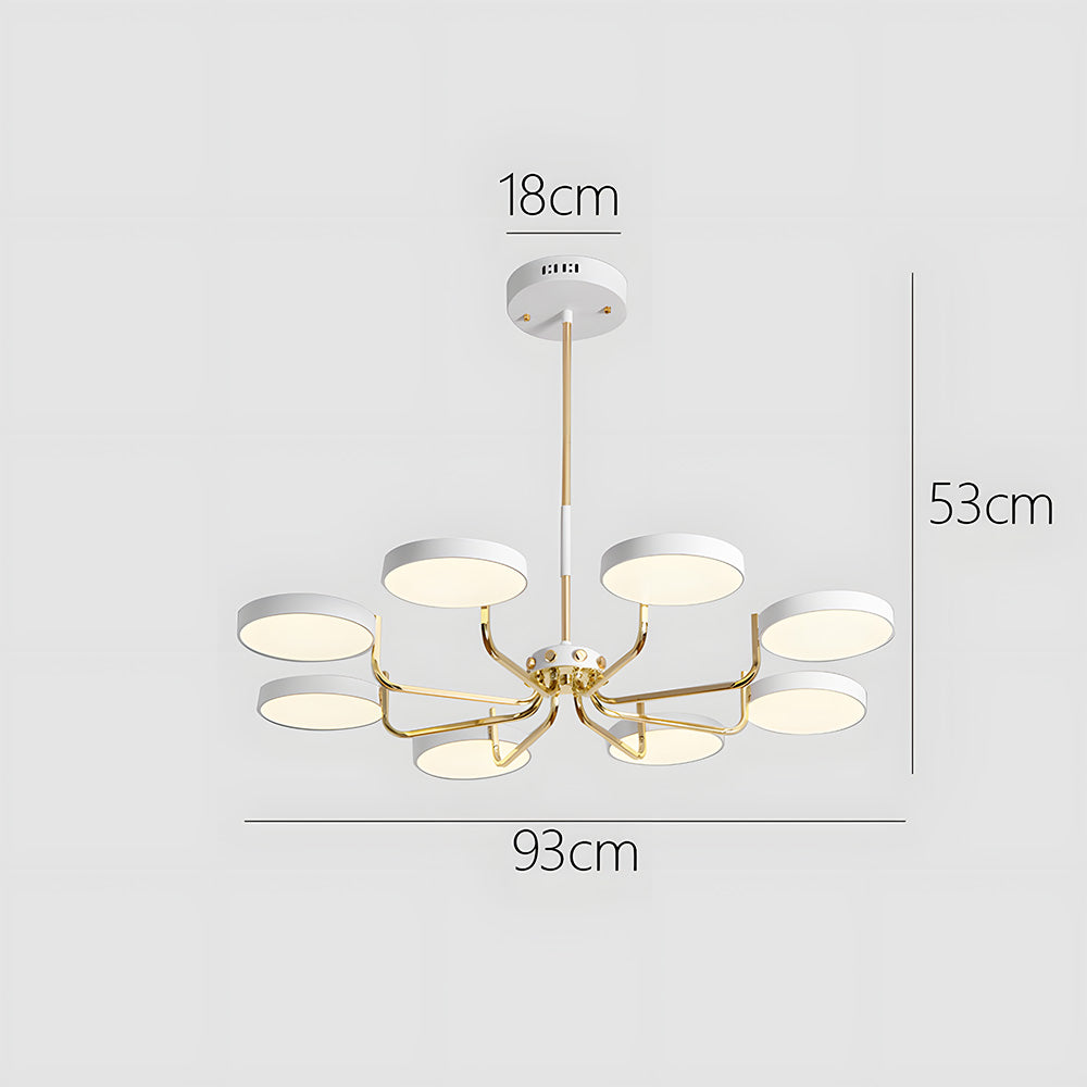 Nordic Creative Iron Living Room LED Ceiling Light