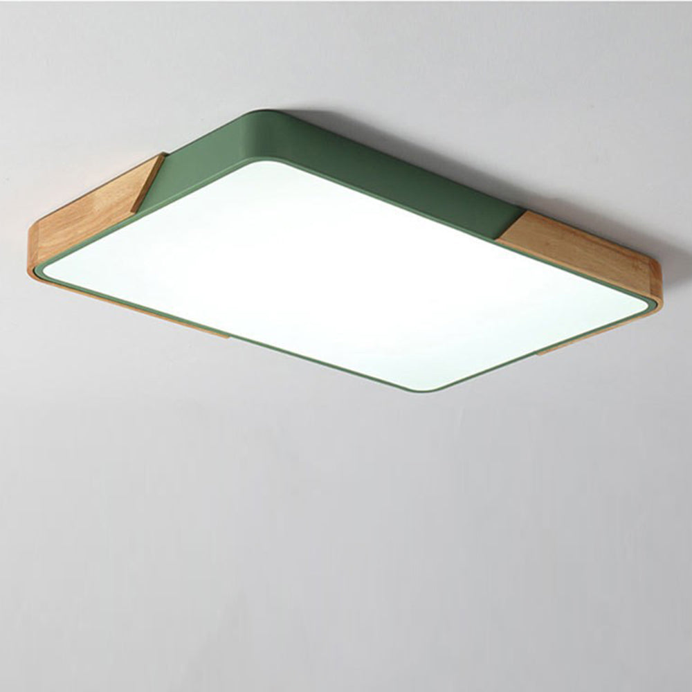 Nordic Modern Rectangle LED Living Room Ceiling Light