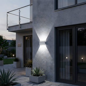 Modern Outdoor LED Up and Down Wall Lights for Garage Patio