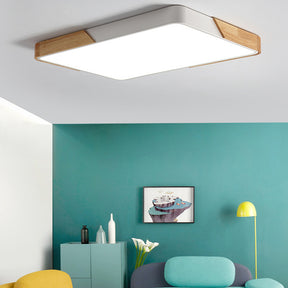 Nordic Modern Rectangle LED Living Room Ceiling Light