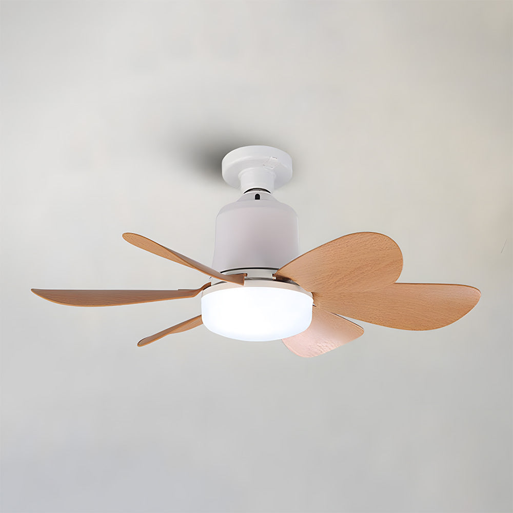 Modern LED Silent Ceiling Fan with Lights for Bedroom Living Room Dormitory