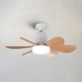 Modern LED Silent Ceiling Fan with Lights for Bedroom Living Room Dormitory