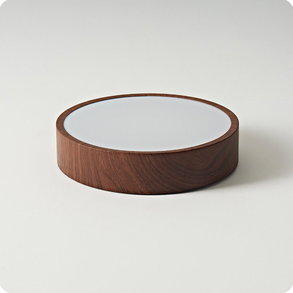 Nordic Wood LED Flush Mount Ceiling Light Minimalist Lamp for Bedroom