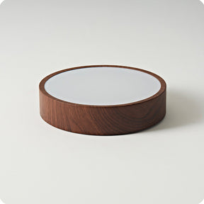Nordic Wood LED Flush Mount Ceiling Light Minimalist Lamp for Bedroom