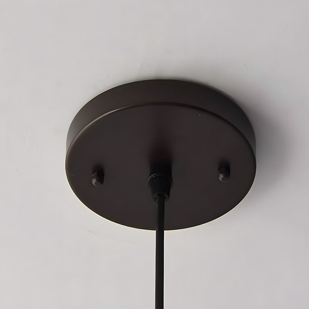 IP65 Waterproof Black Metal Cage Light Outdoor Pendant Lighting