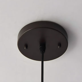 IP65 Waterproof Black Metal Cage Light Outdoor Pendant Lighting