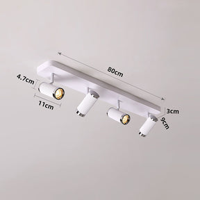 Simple Metal White LED Track Lighting