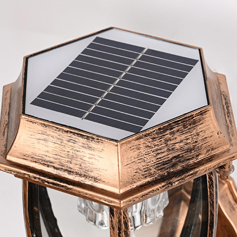 Dusk-to-Dawn Solar Outdoor Wall Lights for Garden Porch Entrance