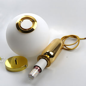 Nordic Glass Globe Ball Pendant Light for Dining Room Kitchen