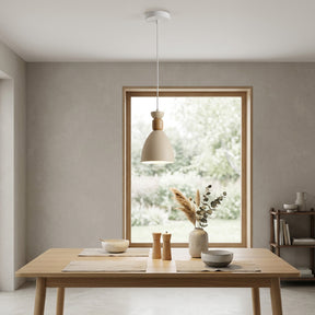 Nordic Wooden Metal Pendant Light Fixture for Kitchen Island