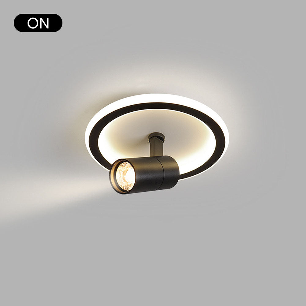 Round and Square LED Ceiling Track Light Fixture