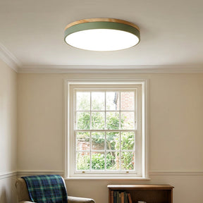 Aria Wood Flush Mount Ceiling Lamp