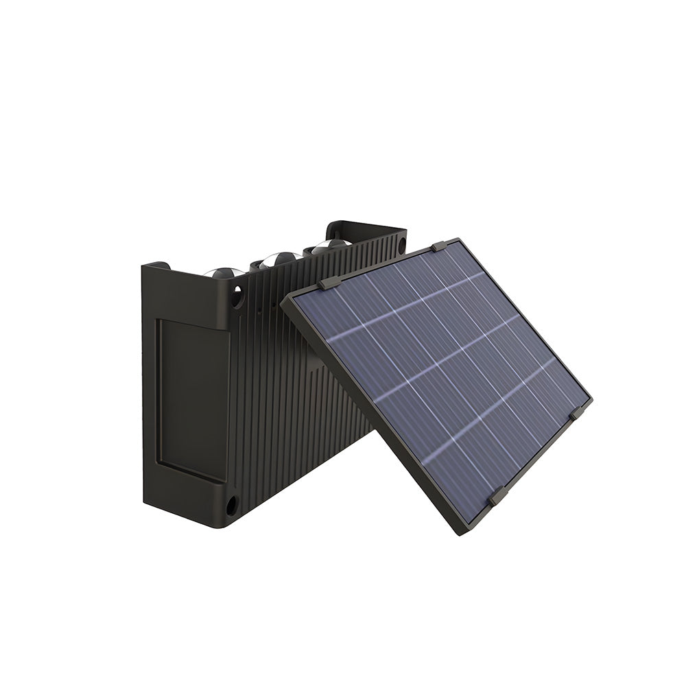 External Solar Wall Lights Up & Down Waterproof Garden Wall Lamp, Dusk-to-Dawn
