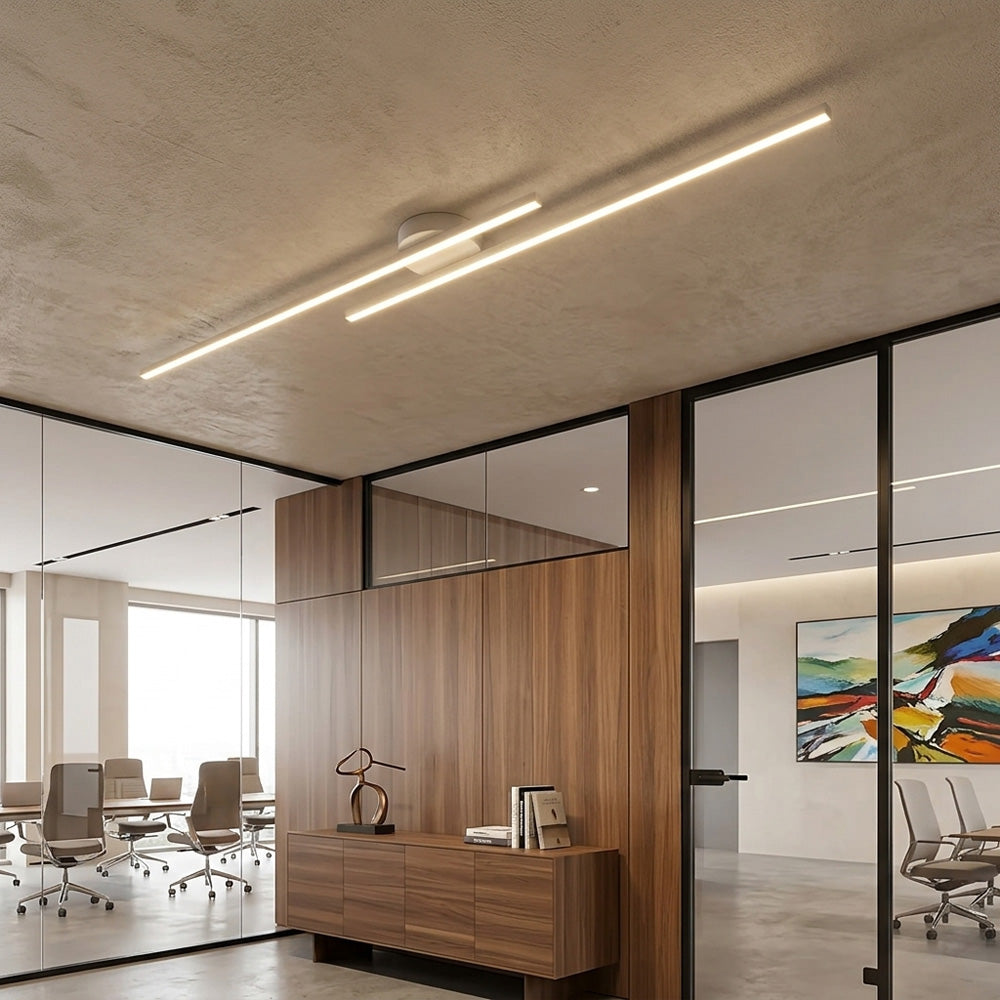 Nova Linear LED Semi-Flush Ceiling Lights