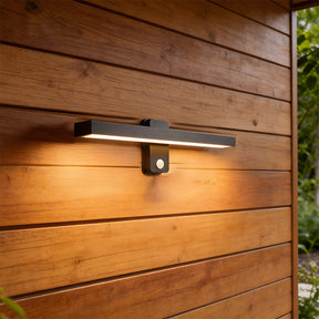 Retro IP65 Adjustable Black LED Outdoor Wall Lamp