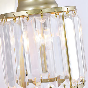 Retro Wall Lamp Glass Shade for Bedroom Bedside