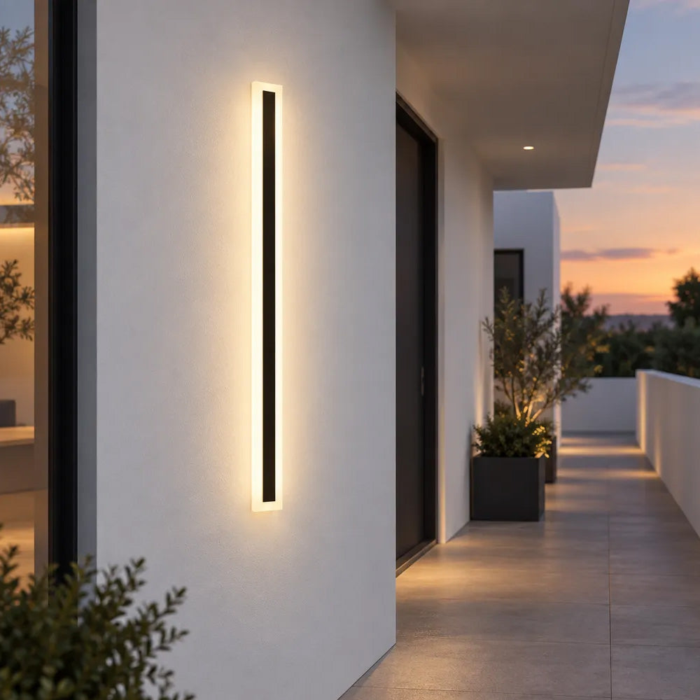 Helios Long Strip IP65 Outdoor Wall Light