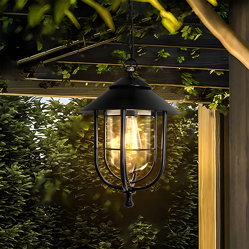 Vintage Outdoor Lantern Pendant Lighting IP65 Waterproof