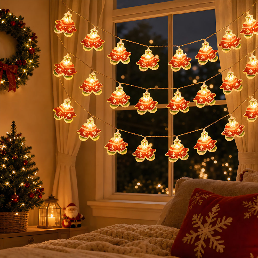 Santa Claus Christmas Tree Snowman Decorative String Lights
