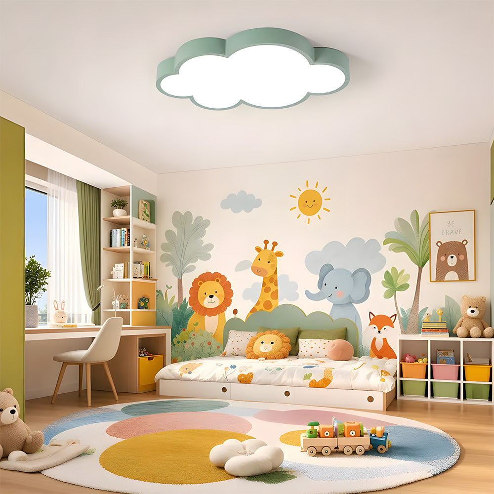 Modern Flush Mount Cloud-shaped LED Ceiling Lights For Bedroom