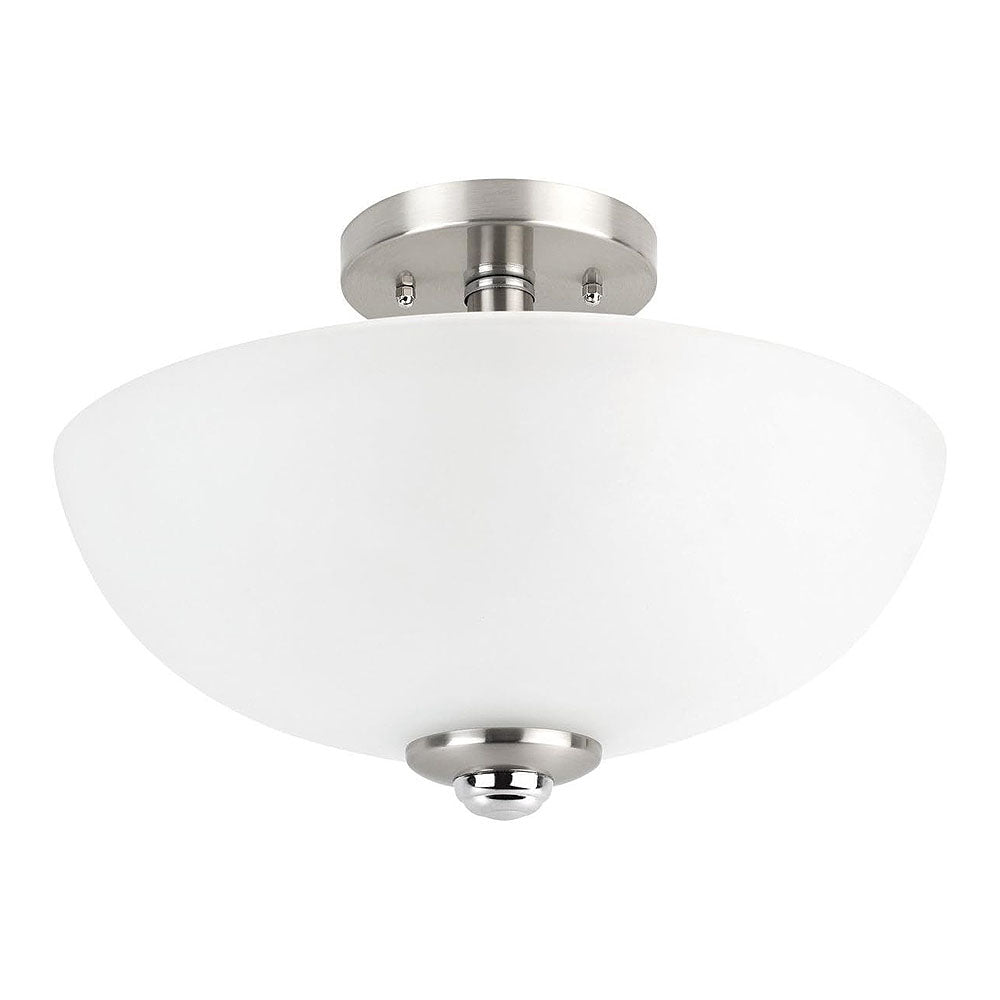 Nordic Style Frosted Glass Semi-Flush Mount Hallway Ceiling Lights