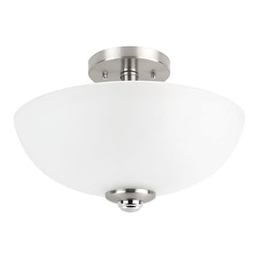 Nordic Style Frosted Glass Semi-Flush Mount Hallway Ceiling Lights