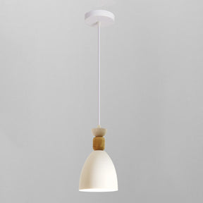 Nordic Wooden Metal Pendant Light Fixture for Kitchen Island