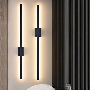 Industrial Minimalist Long LED Iron Wall Lights For Living Room