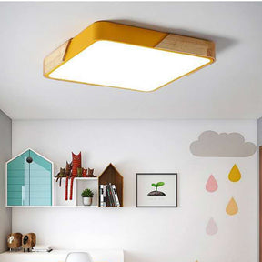 Colorful Square Simple Ceiling Lights