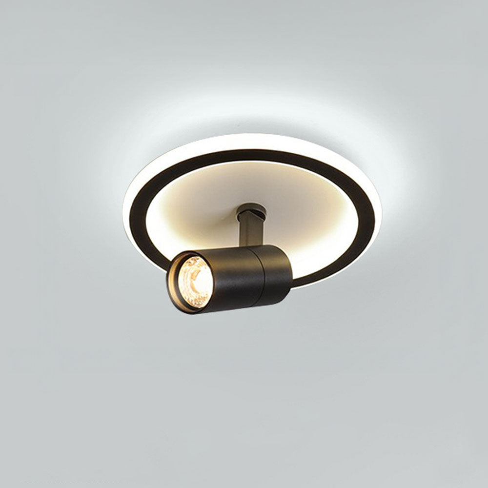 Round and Square LED Ceiling Track Light Fixture