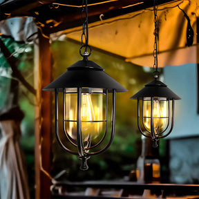 Vintage Outdoor Lantern Pendant Lighting IP65 Waterproof
