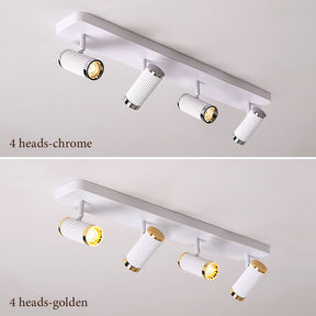 Simple Metal White LED Track Lighting