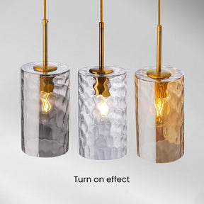 Simple Creative Ripple Glass Dining Room Pendant Light