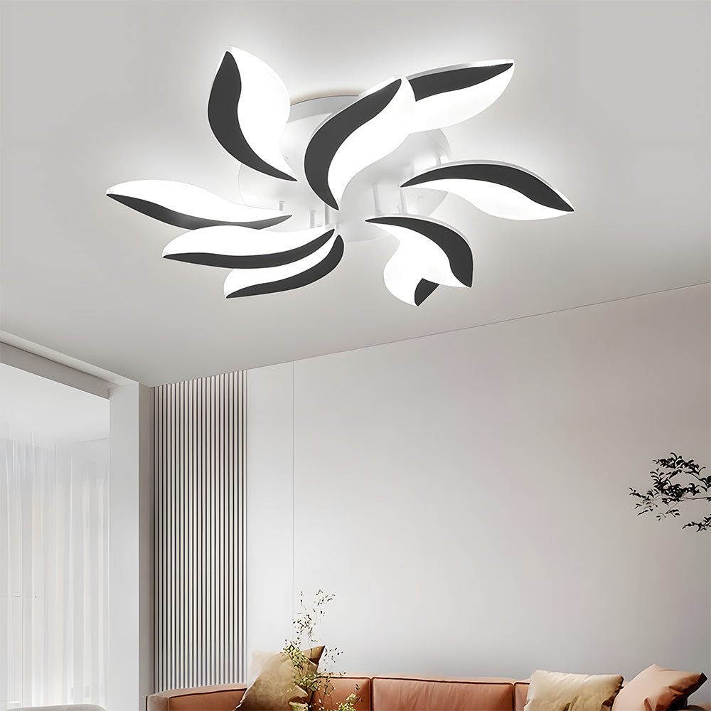 Multi-Lights Flower Acrylic LED Ceiling Light For Living Room