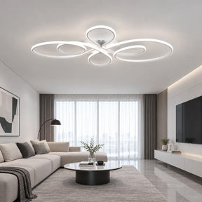 Modern Semi Flush Mount LED Ceiling Lights for Bedroom