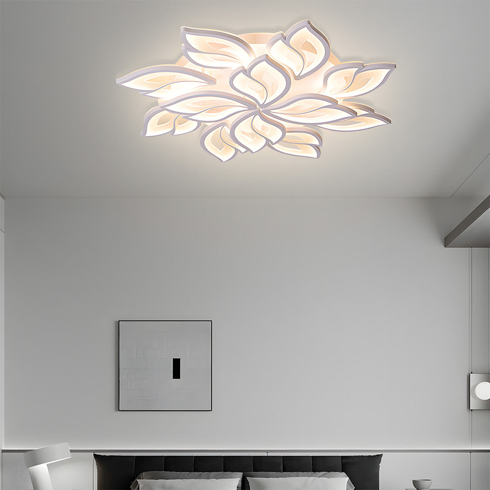 Creative Design Petals White Ceiling Light For Living Room