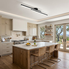 Nova Linear LED Semi-Flush Ceiling Lights