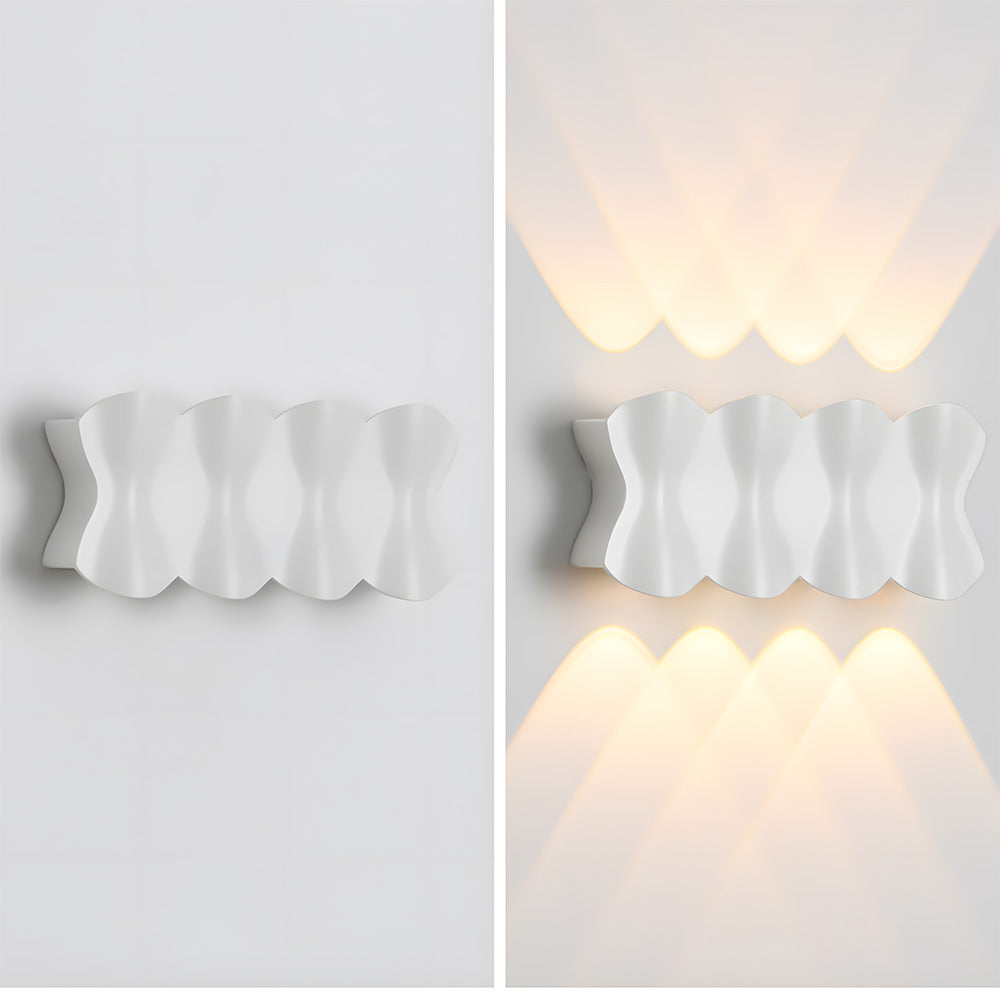 Modern Outdoor LED Up and Down Wall Lights for Garage Patio
