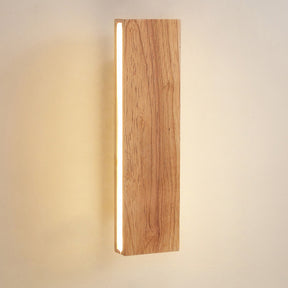 Modern Rotatable Wood Hallway LED Wall Lights