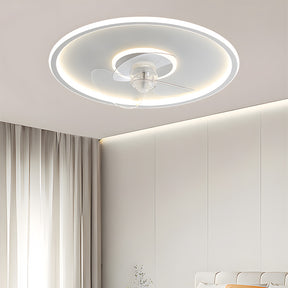 Modern LED Dimmable Ceiling Light Fan With Remote Light 6-Speed Adjustable Wind Speed