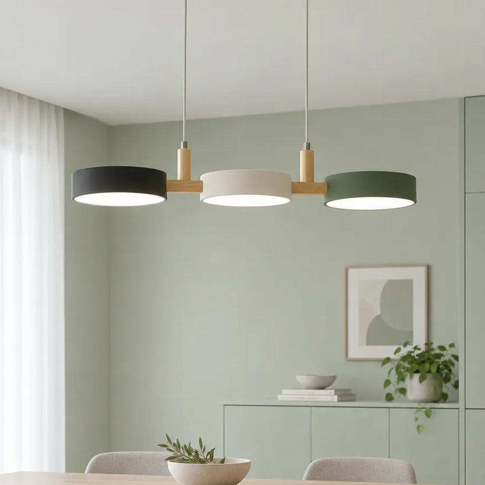 Aria Nordic Wood Pendant Chandelier
