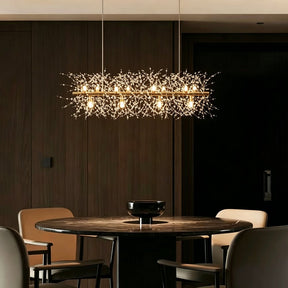 Nordic Luxury Crystal Dining Pendant Light for Kitchen Island