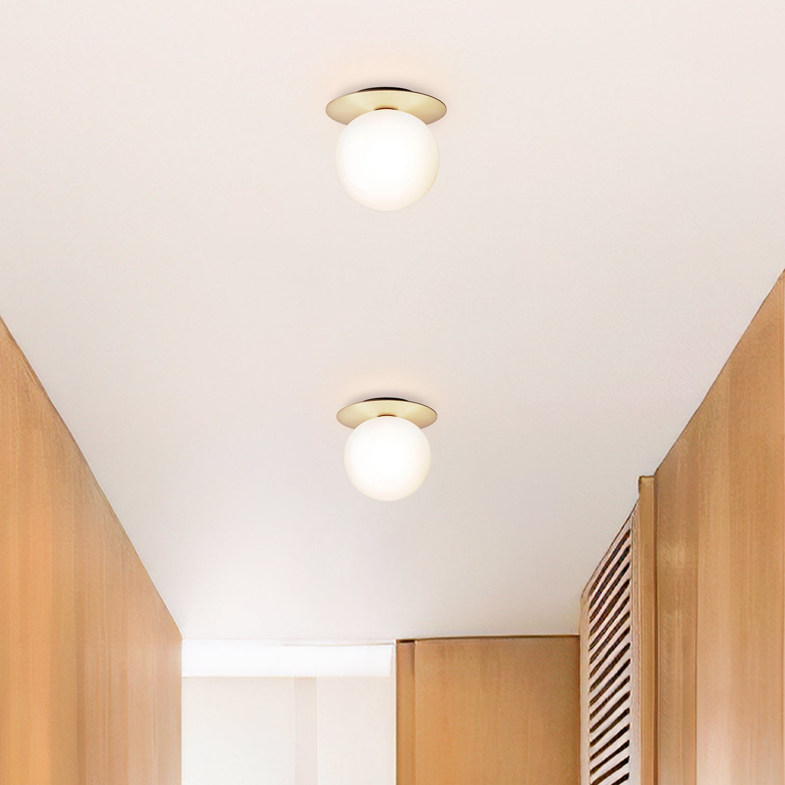 Modern Hallway Glass Ceiling Lights