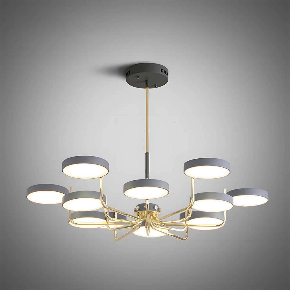 Nordic Creative Iron Living Room LED Ceiling Light