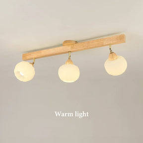 Cream Wood Track Lighting Living Room Light Track Ceiling