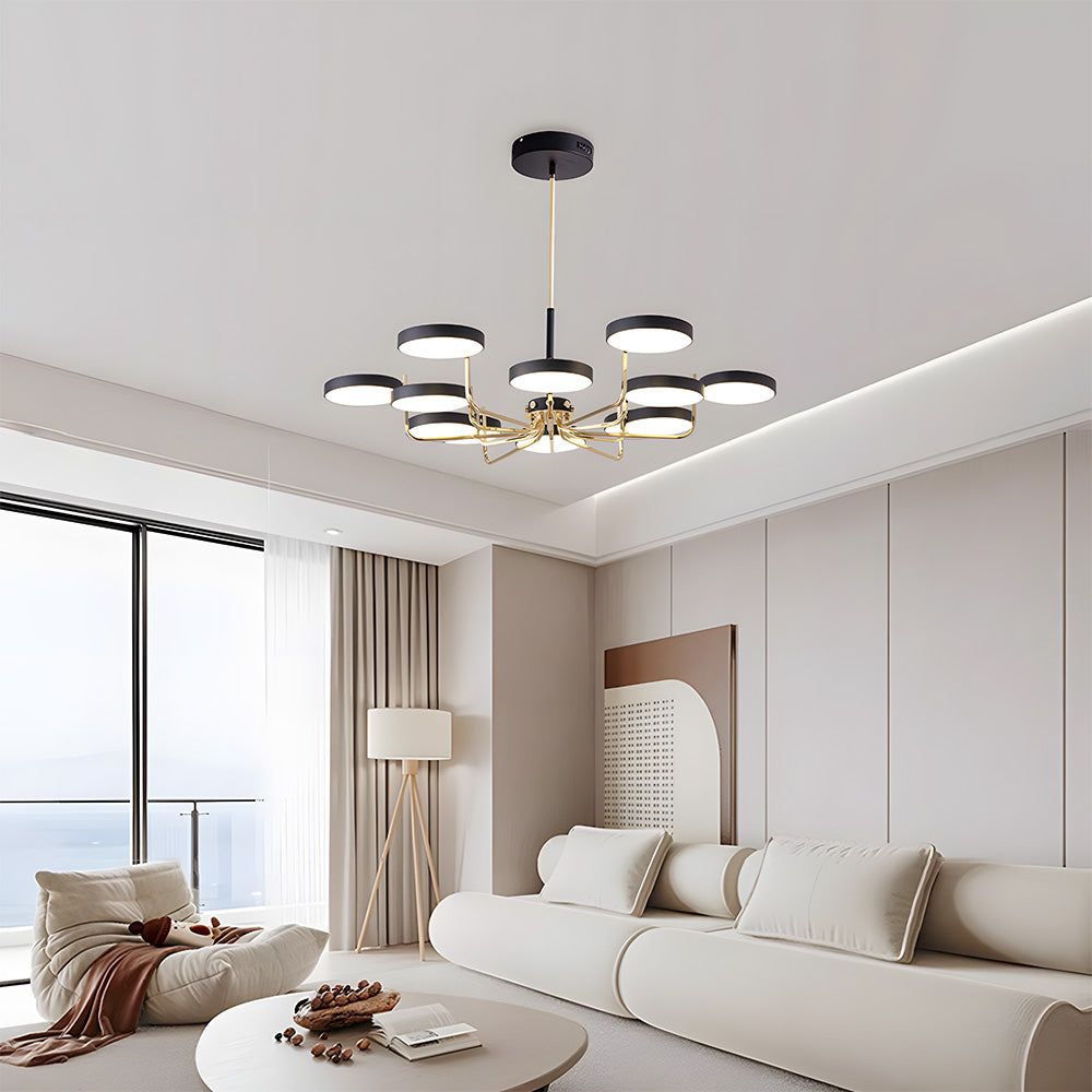 Nordic Creative Iron Living Room LED Ceiling Light