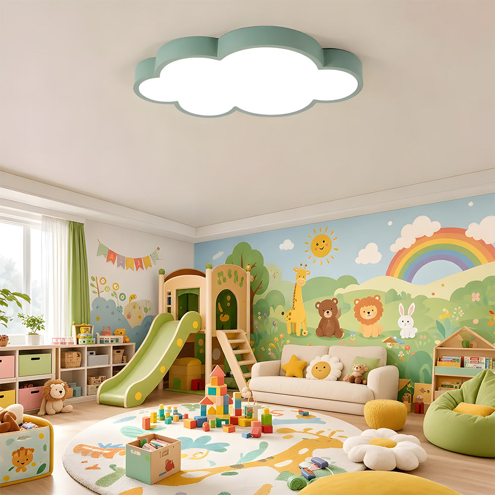 Modern Flush Mount Cloud-shaped LED Ceiling Lights For Bedroom