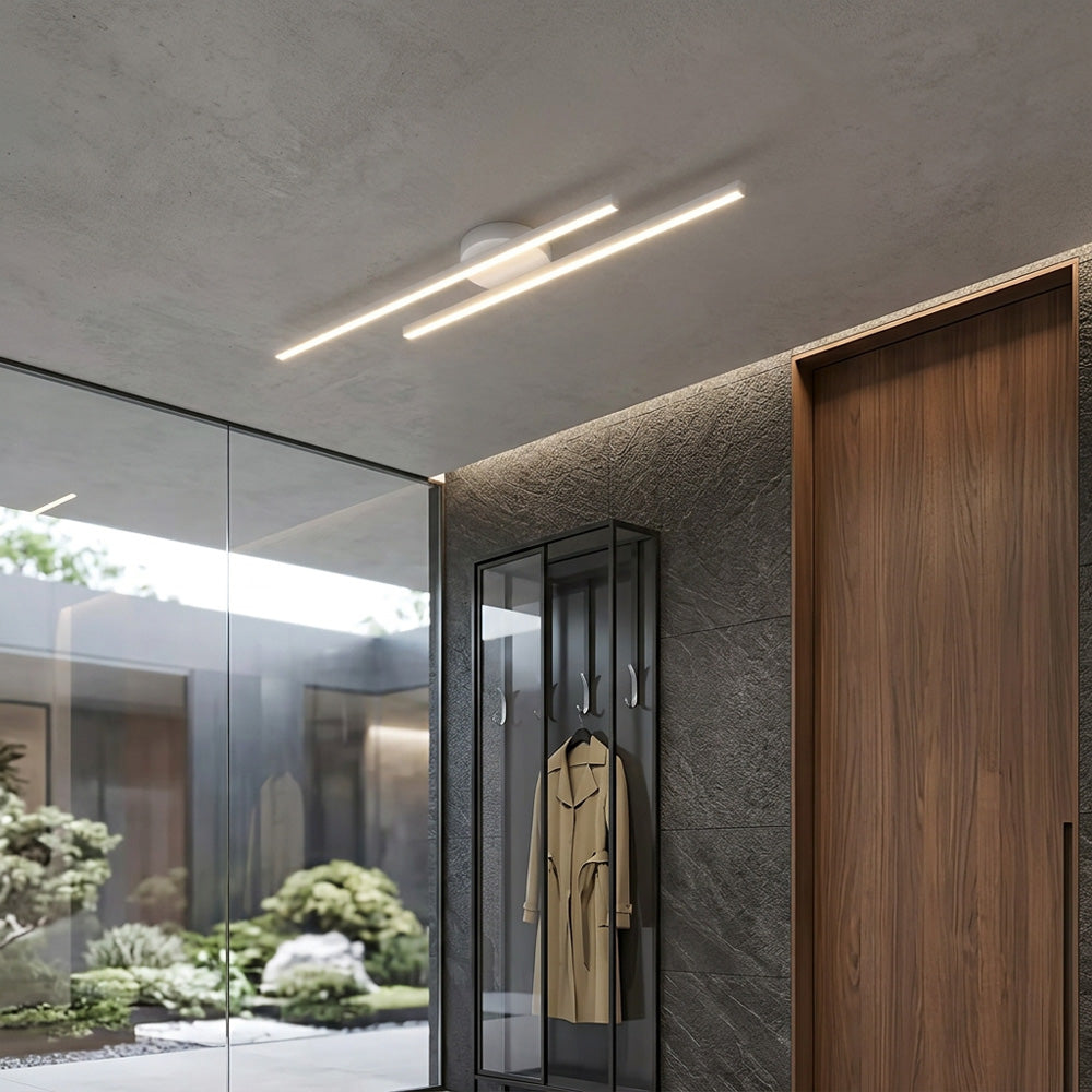 Nova Linear LED Semi-Flush Ceiling Lights