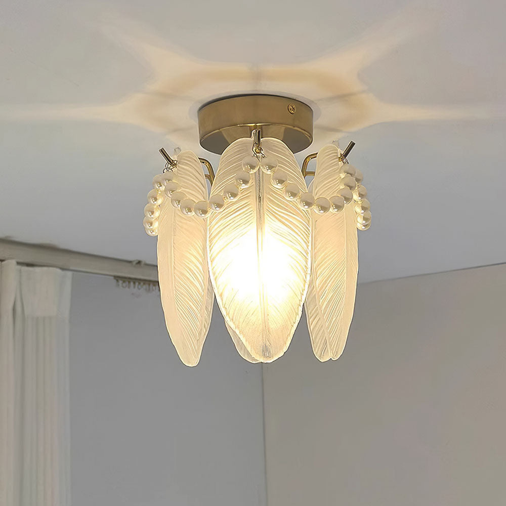 Elegant Glass Ceiling Light For Living Room